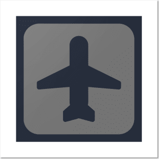 Plane Logo Design Posters and Art